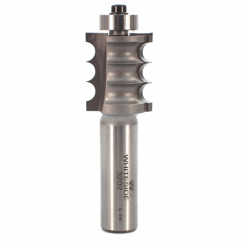 3202 Multi-Beading Router Bit 1/2" SH 1/8" R 7/8" D x 1" CL x 2-3/4" OL